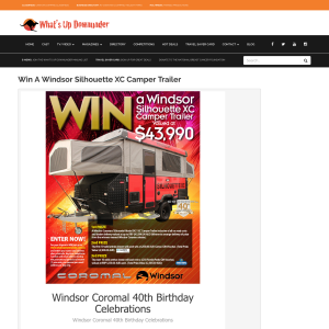 Win a Windsor Silhouette XC Camper Trailer!
