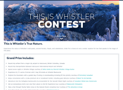 Win a Winter Vacation for 2 to Whistler