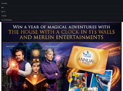 Win a year of magical adventures with The House with a Clock on Its Walls and Merlin Entertainments