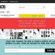 Win a year's supply of ASOS