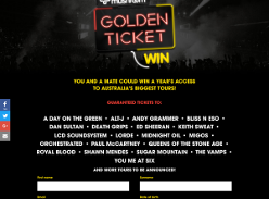 Win a year's access to Australia's biggest tours!