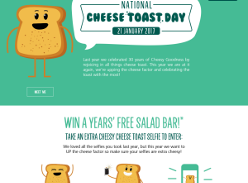 Win a year's free salad bar + MORE!