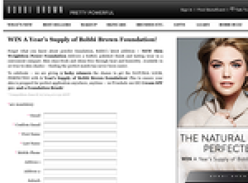 Win a year's supply of Bobbi Brown foundation!