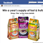 Win a year's supply of 'Fast & Fruity'!