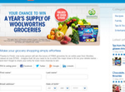 Win a Year's Supply of Groceries