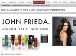 Win a year's supply of 'John Frieda' haircare products!