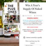 Win a year's supply of Naked Wines!