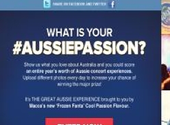 Win a years worth of Aussie concert experiences!