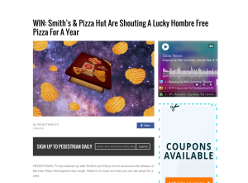 Win a years worth of pizza