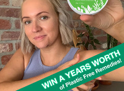 Win a Years Worth of Plastic Free Remedies