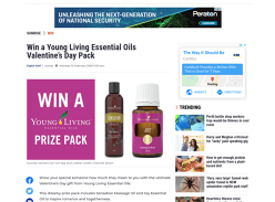 Win a Young Living Essential Oils Valentines Day Pack!