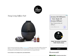Win a Young Living Rainstone Diffuser, Lavender Essential Oil + Thieves Essential Oil