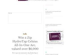 Win a Zip HydroTap Celsius All-In-One Arc