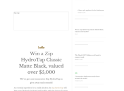 Win A Zip HydroTap Classic Matte Black, Valued Over $5,000