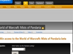 Win access to the World of Warcraft: Mists of Pandaria beta