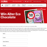 Win Alter Eco Chocolate