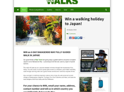 Win an 8-day Nakasendo Way Fully Guided Walk in Japan