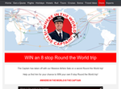 Win an 8 stop round the world trip!