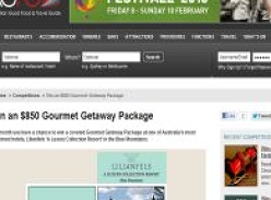 Win an $850 gourmet getaway package!