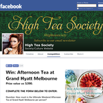 Win an Afternoon Tea at Grand Hyatt Melbourne