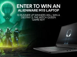 Win an Alienware M15 Laptop or 1 of 10 Destiny 2: The Witch Queen Game Keys