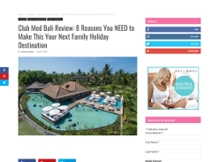 Win an all-inclusive Holiday to Club Med Bali