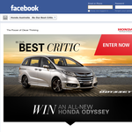 Win an all-new Honda Odyssey!