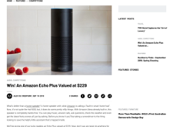 Win An Amazon Echo Plus