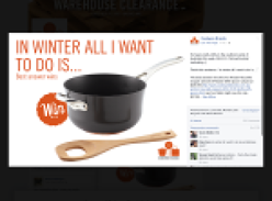 Win an Anolon Nouvelle Copper 22cm/3.8l Risotto with spoon valued at $239.95!