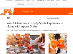 Win an Aperol Spritz-Inspired Home Party Pack for 10