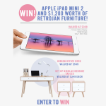 Win an Apple iPad Mini 2 & $1,200 worth of Retrojan furniture!