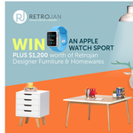 Win an Apple Watch 'Sport' + $1,200 worth of RetroJan designer furniture & homewares!