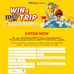 Win an Around-The-World Holiday Worth $31,000 or 1 of 35 $200 Virgin Travel Vouchers