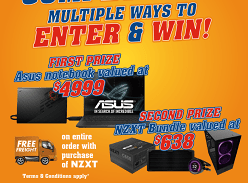 Win an ASUS ROG Flow X13 or NZXT Case, Cooler and PSU Bundle