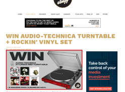Win an Audio-Technica Turntable & Vinyl Pack