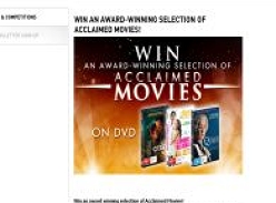 Win an award winning selection of Acclaimed Movies on Blu-ray!