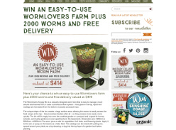 Win an easy-to-use Wormlovers farm plus 2000 worms and free delivery