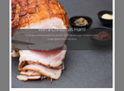 Win an 'Ed Dixon Food Design' Christmas Ham valued at $325!