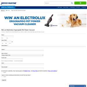 Win an Electrolux Ergorapido Pet Power Vacuum Cleaner!