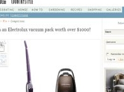 Win an Electrolux vacuum pack worth over $1000!
