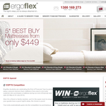 Win an Ergoflex Memory Foam Mattress
