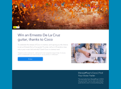 Win an Ernesto De La Cruz guitar