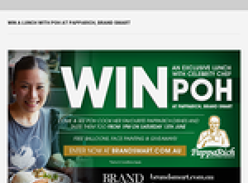 Win an exclusive lunch with celebrity chef Poh at Papparich!