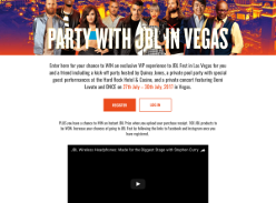 Win an exclusive VIP experience to JBL Fest in Las Vegas for you & a friend!