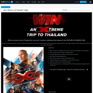 Win an extreme trip to Thailand!