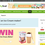 Win an ice cream maker!