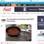 Win an Innovative new Australian-made Fonte cast iron pans