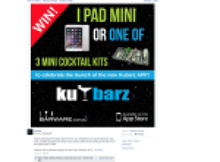 Win an iPad Mini or 1 of 3 Mini Cocktail kits!