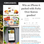 Win an iPhone 6 packed with 'Forks Over Knives' goodies!