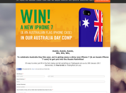 Win an iPhone 7 + an Australian flag iPhone case!